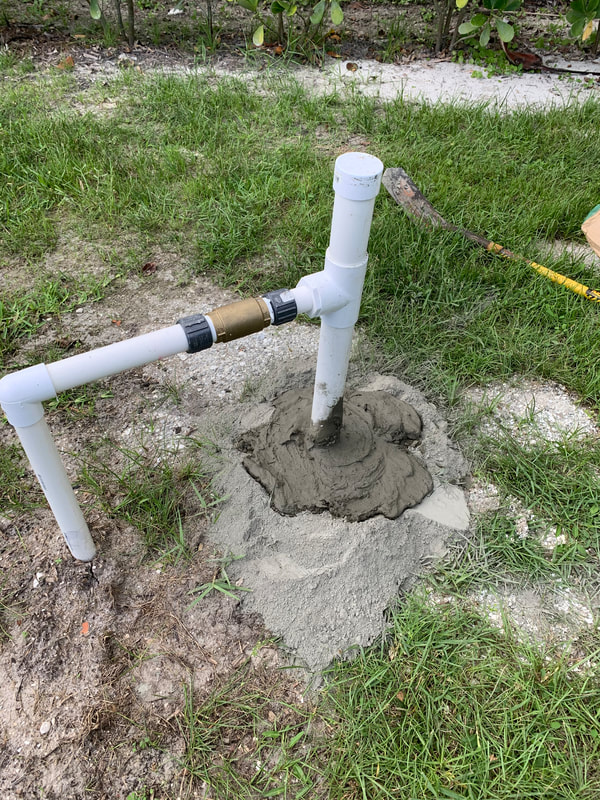 Palm Beach Well Drilling crew completing a residential well installation